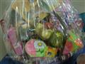 One of the wonderful gift baskets.
